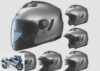 Helmets - Jet and full-face approved, the Nolan N43 Air helmet offers six possibilities -