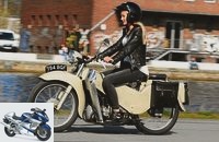 On the move: Velocette LE 2