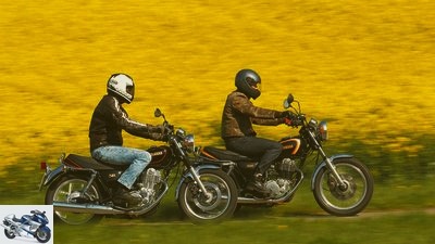 On the move with the Yamaha SR 400 and SR 500