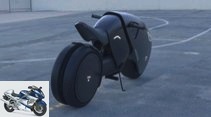 Superbike concept Mimic: renderings of a futuristic e-motorcycle