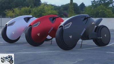 Superbike concept Mimic: renderings of a futuristic e-motorcycle