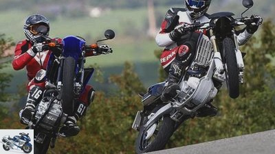 Barossi BT 450 LX vs. Yamaha WR 250 X comparison test