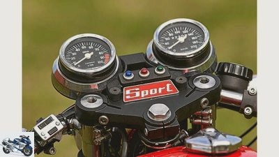 Benelli 500 Quattro, Moto Guzzi V 50 Monza and Moto Morini 3½ Sport
