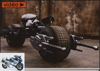 Culture - Cinema: Batman's motorcycle on a promotional tour -