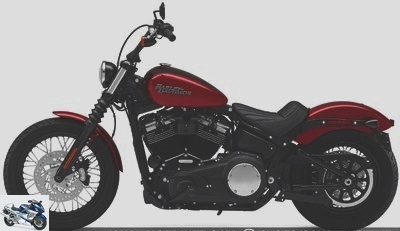 Custom - Contact with the Harley-Davidson Softail 2018 range - Page 4 - Street Bob test & quot; 107 & quot; 2018