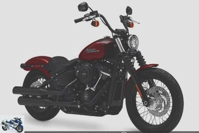 Custom - Contact with the Harley-Davidson Softail 2018 range - Page 4 - Street Bob test & quot; 107 & quot; 2018