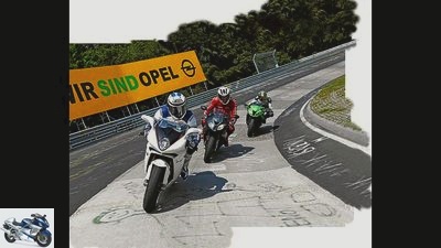 Superbikes put to the test: BMW S 1000 RR, Kawasaki ZX -10 R and MV Agusta F4 RR