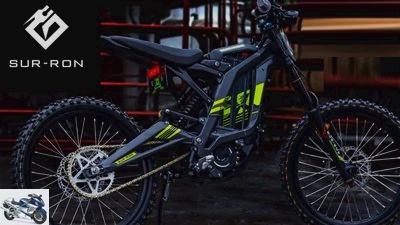 Sur-Ron Storm Bee electric motorcycle in off-road and street version