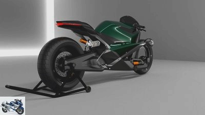 Bentley motorcycle Voltage Racer: E-motorcycle design by a car designer