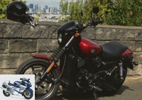 Custom - Test Street 750: a very urban little Harley? - When we arrive in Street ...
