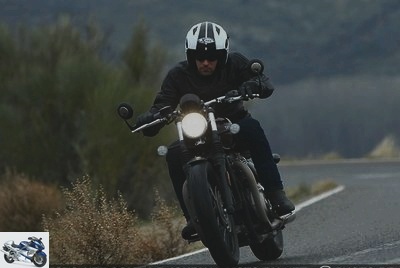 Custom - Triumph Bonneville Bobber test: the butter and the money of the beau-bber! - Page 2 - Dynamics: the Bobber is not a big trick!