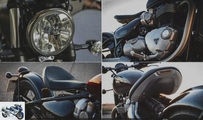 Custom - Triumph Bonneville Bobber test: the butter and the money of the beau-bber! - Page 1 - Static: The Bonnie slips Bobber style