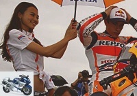 MotoGP - The sexiest umbrella girl at the Japanese Grand Prix -