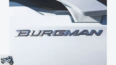 Suzuki Burgman 650 executive in the test