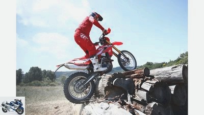 Beta sport enduro models of the 2017 model year in the driving report