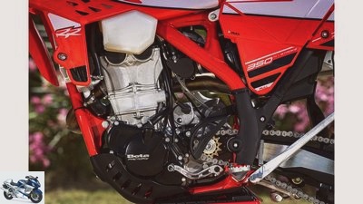 Beta sport enduro models of the 2017 model year in the driving report