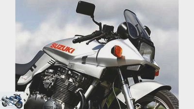 Big bikes: Honda CB 1100 F, Kawasaki Z 1000 J and Suzuki GSX 1100 Katana