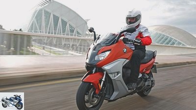 BMW C 650 Sport and GT in the driving report