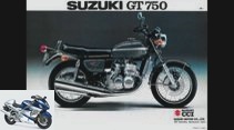 Suzuki GT 750 A in the studio