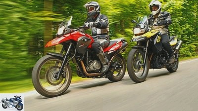 BMW G 650 GS and F 650 GS in comparison