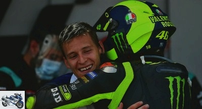 GP of Andalusia - GP of Andalusia: Quartararo proud to celebrate his victory with his idol Rossi! - Used YAMAHA