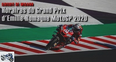 GP of Emilia Romagna - Timetables and objectives of the Grand Prix of Emilia Romagna MotoGP 2020 -