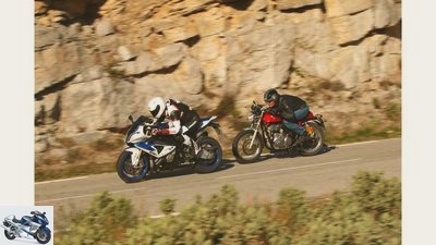 BMW HP4 and Royal Enfield Continental GT