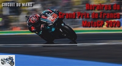 GP de France - Timetables and objectives of the Grand Prix de France Moto GP 2020 -
