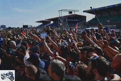 GP de France - The 2018 French Motorcycle Grand Prix wins the crowd race -