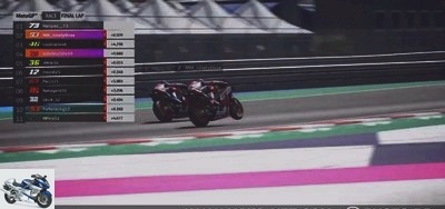 San Marino GP - Virtual MotoGP: Quartararo gives Rossi the podium, doubled by the Marquez brothers -