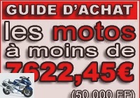 Practical guides - Which motorcycles for less than 7,622.45 euros (50,000 francs)? - Is the euro confusing the waters?
