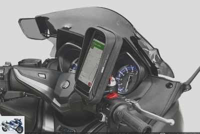 High-tech - Universal motorcycle phone holder by Givi -