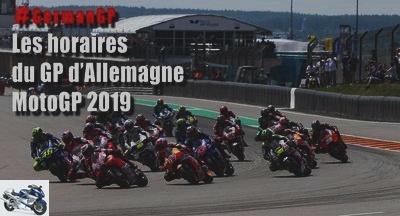 Schedules and objectives - Schedules of the 2019 MotoGP German GP at Sachsenring -