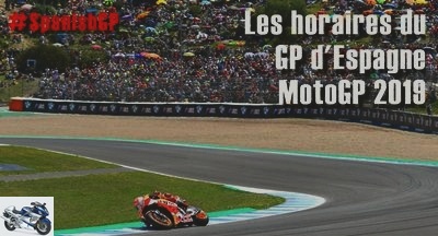 Schedules and objectives - Schedules of the Spanish GP MotoGP 2019 -