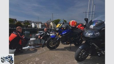 BMW K 1600 GT and Yamaha XT 1200 Z Super Tenere in comparison
