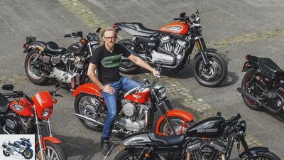 Harley-Davidson Cafe Racer old versus new compared