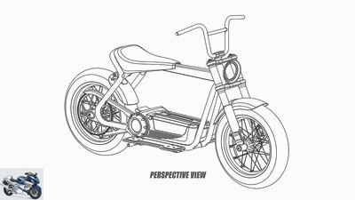 Harley-Davidson electric scooter: patented city runabout