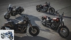 Harley-Davidson Fat Boy in the driving report