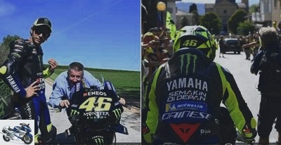 Schedules and goals - Rossi performs at home on his MotoGP Yamaha! - Used YAMAHA