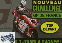 Moto GP Challenge game - Online motorcycle game: win 15 places for the French GP! -