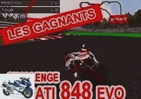 Moto GP Challenge game - The winners of the 1st Ducati 848 Evo virtual Challenge - Used DUCATI