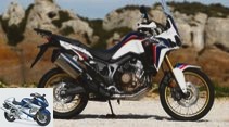 BMW R 1200 GS Rallye and Honda Africa Twin in comparison test