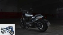 Harley-Davidson Softail Fat Bob in the driving report
