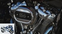 Harley-Davidson Softail Breakout in the driving report