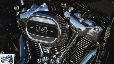 Harley-Davidson Softail Breakout in the driving report