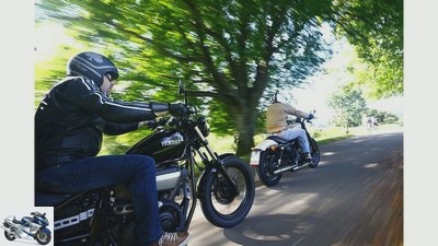 Harley-Davidson Sportster 883 Iron and Yamaha XV 950 in the test