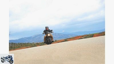 Harley-Davidson Street 750 in an individual test