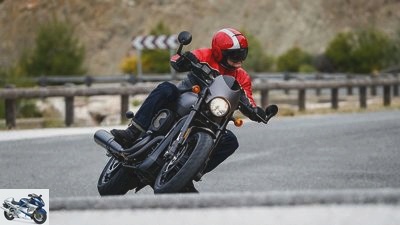 Harley-Davidson Street Rod in the driving report