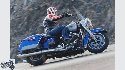 2017 Harley-Davidson Touring models in the driving report