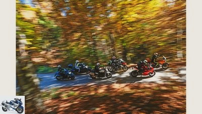 Autumn trip endurance test motorcycles 2013
